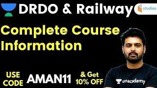 Railway & DRDO MTS 2020 | Complete course Information | Use Code "AMAN11" & Get 10% Off