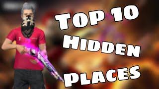 Top 10 hiden place in free fire