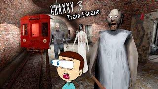 Granny 3 : Train Escape - New Ending | Shiva and Kanzo Gameplay