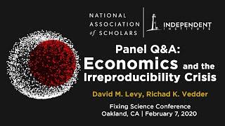 Economics and the Irreproducibility Crisis | Panel Q&A with David M. Levy and Richard K. Vedder