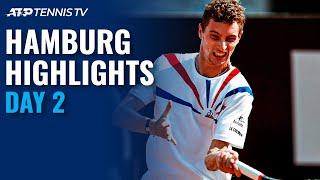 Humbert Shocks Medvedev; Monfils Out, Fognini & Khachanov Win | Hamburg 2020 Day 2 Highlights