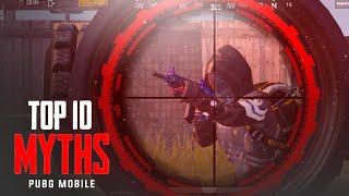 Top 10 mythbusters of PUBG mobile | Top 10 Myths | Kavi OP | #1