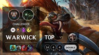 Warwick Top vs Sett - KR Challenger Patch 11.4