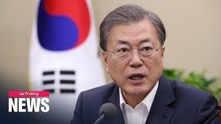 President Moon vows all possible measures to contain coronavirus