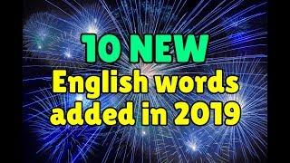 10 new English words added to the dictionary in 2019