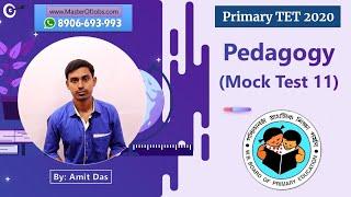 Mock Test 11 | CDP | Top 10 Questions (MCQ) - WB Primary TET 2020 | Master Of Jobs