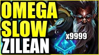 *100% SLOWS* HOW TO COMPLETELY TILT THE ENEMY TEAM! (GLACIAL ZILEAN) BEST BUILD IN SEASON 10