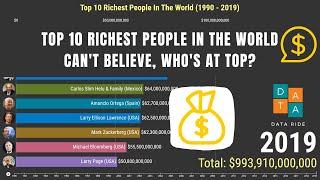 Top 10 Most Richest People In The World | Wealthiest People Rankings (1990 - 2019)