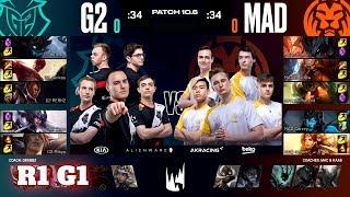G2 Esports vs Mad Lions - Game 1 | Round 1 PlayOffs S10 LEC Spring 2020 | G2 vs MAD G1