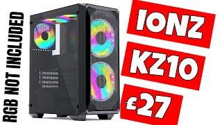 BEST LOW BUDGET ATX PC Case IONZ KZ10 Mesh