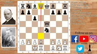 Mate in 11  | Richard Reti vs  Savielly Tartakower (1910) | Queen sac on 9th move