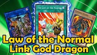 Law of the Normal Link God Dragon style (Duel Replay Video with Commentary)