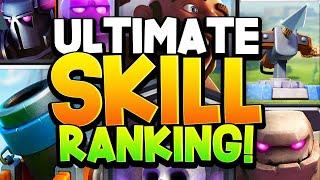 Pro Ranks Top 20 Decks from LOWEST to HIGHEST Skill!