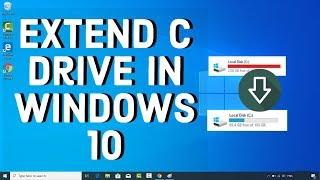 How to Extend C Drive in Windows 10 without any Software (2020)