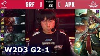 GRF vs APK - Game 1 | Week 2 Day 3 S10 LCK Spring 2020 | Griffin vs APK Prince G1 W2D3