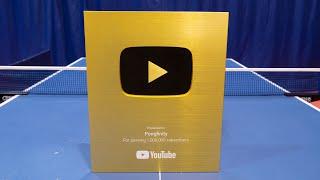 Ping Pong with the Golden Play Button