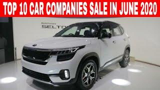 Top 10 Cars Companies Sale Of June 2020 | Kia Motors की तारीफ करे उतनी कम है