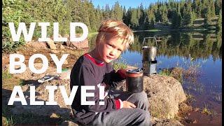 (full trip) High Mountain Camping & Fishing, Family, Friends & Firebox Stove Cooking