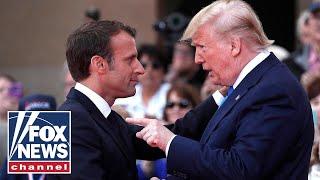 Trump, French President Macron clash during meeting at NATO summit