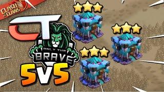 Live Action from the Pinnacle Cup! CruncHTime vs OnlyTheBrave - 5v5 War (Clash of Clans)