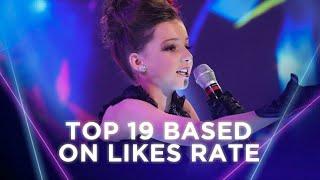 Junior Eurovision 2019 - Top 19 Based on Likes Rate - esc shook