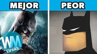 ¡Top 10 MEJORES y PEORES Juegos de BATMAN!