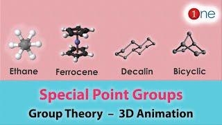 Top 10 Special Molecules – Point Groups | Group Theory in 3D animation | One Chemistry