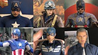 The Evolution of Captain America suit. #1 (feat. HotToys Figure)