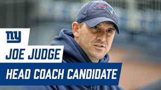 Joe Judge Interviews for Giants Head Coach Position | New York Giants