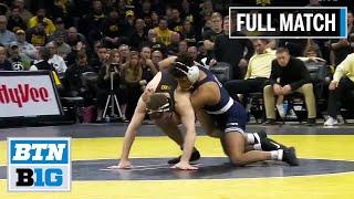 133 LBS: #2 Austin DeSanto (Iowa) vs. #4 Roman Bravo-Young (Penn State) | 2020 B1G Wrestling