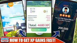 *SECRET XP HACK* - TOP 3 WAYS TO GET THE MOST XP GAINS for LEVEL 40 & 50! | Pokémon GO