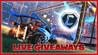 ROCKET LEAGUE LIVE GIVEAWAY // 500 CREDITS AT 50 LIKES // PS4 PC XBOX SWITCH // SUB GAMES