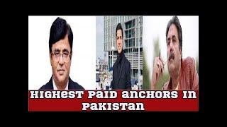 Top Ten-10 Highest paid Pakistani Anchor Person II 2020