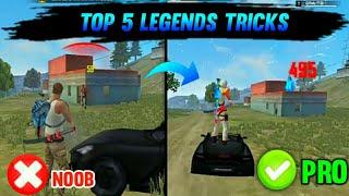 Top 5 Legends Tricks - para SAMSUNG,A3,A5,A6,A7,J2,J5,J7,S5,S6,S7,S9,A10,A20,A30,A50,A70 // FREEFIRE