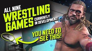 9 New Wrestling Games Currently In Development! (WWE, AEW, Yukes & More)