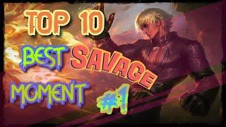TOP 10 BEST SAVAGE!! MOMENT #1 | MOBILE LEGENDS