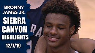 LeBron James Jr. throws down alley-oop in epic Sierra Canyon dunk fest | Prep Highlights