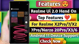 Features! Realme Ui 2.0 Hand On - Top Features ~ Realme Ui 2.0 All Features Review Android 11 Device