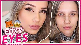 COMO FAZER FOXY EYES | MAKE DA BELLA HADID