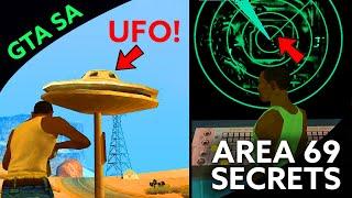 TOP SECRETS of AREA 69 in GTA SAN ANDREAS | UFO and ALIENS in GTA SANDREAS! AREA 51 of GTA SA