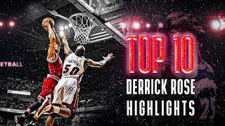 Derrick Rose Top 10 Plays Of All Time | Best Derrick Rose Ever | TOP10 Everythingz