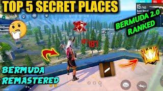 TOP SECRET PLACES IN BERMUDA REMASTERED RANKED FREE FIRE | BERMUDA 2.0 RANKED TRICKS | TAMIL TUBERS