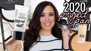 MAKEUP I WANT TO USE UP IN 2020! PROJECT PAN INTRO