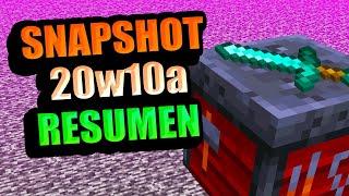 Snapshot 20w10a ✅ RESUMEN ✅ Smithing Table, Item Frames Invisibles