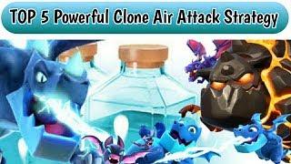 TOP 5 Powerful Clone Spell Air Attack strategy Town Hall 12! - Clash Of Clans