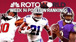 NFL Week 14 Fantasy Football Power Rankings: RB, WR, QB, TE | Rotoworld