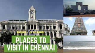 Places to Visit in Chennai City | 8 hours | Top 10 Places | 15 KM Range