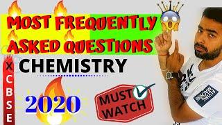 MOST IMPORTANT QUESTIONS OF CLASS 10 CHEMISTRY | SCIENCE MOST FREQUENT QUESTIONS FOR BOARD EXAMS