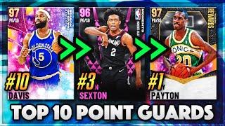 TOP 10 POINT GUARDS IN NBA 2K21 MyTEAM!!