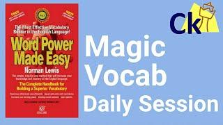 Word Power Made Easy. Magic Vocab 17 using Roots Series. 10 min daily!